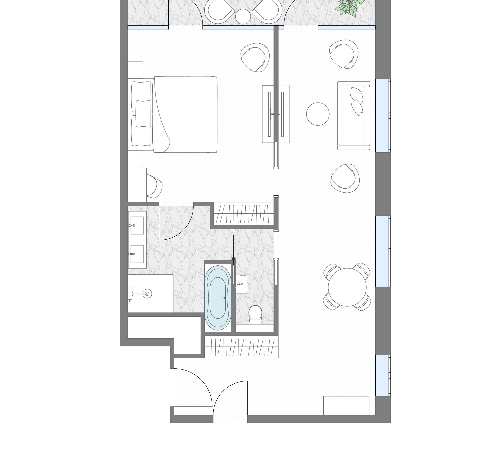 Люкс 70.0 м²